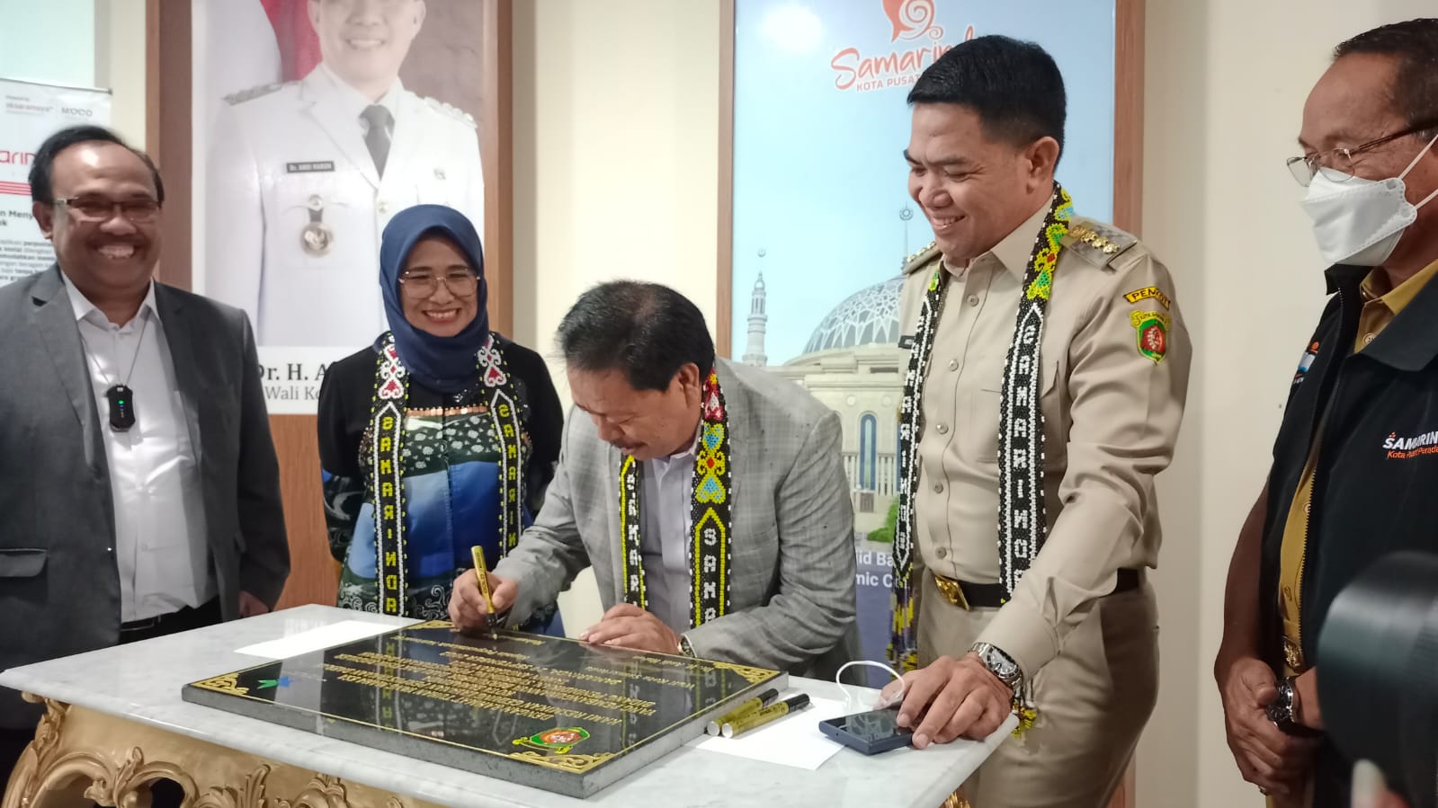 Kepala Perpusnas RI Puji Bangunan Baru Perpustakaan Daerah Kota Samarinda  