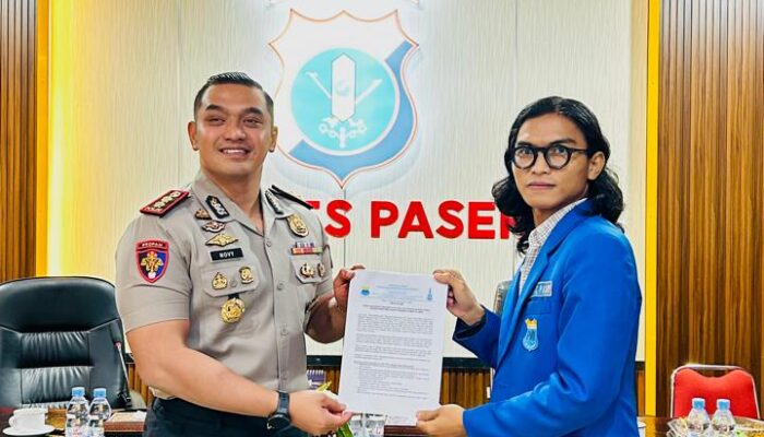 PMII Paser Audiensi dengan Polres, Laporkan Kekerasan Aparat usai Aksi di Kantor Gubernur Kaltim