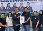 Serahkan SK Kepengurusan Samarinda Ulu, DPD PSI Samarinda Tancap Gas Mengabdi Untuk Rakyat